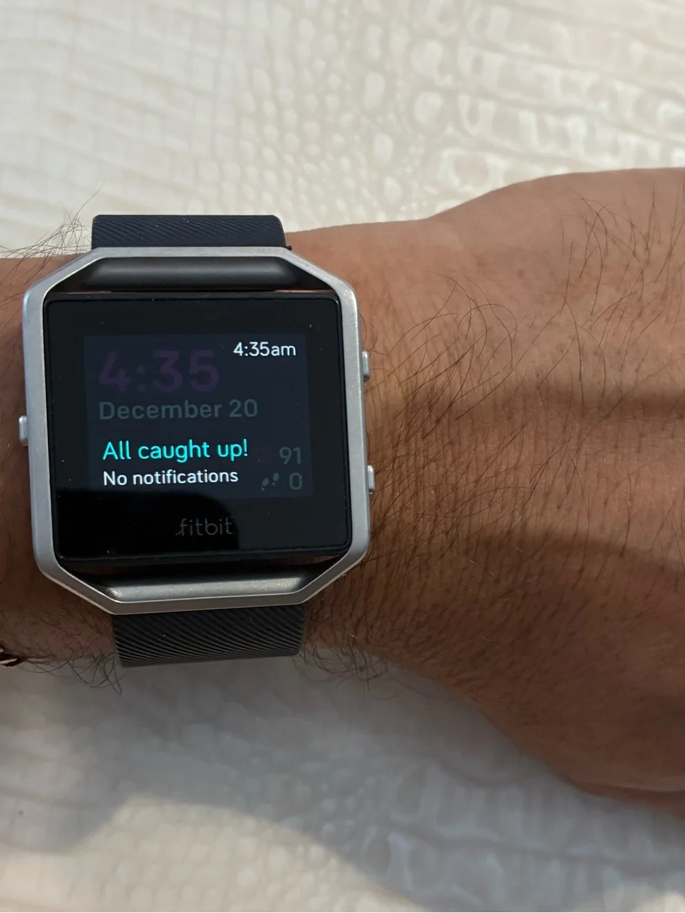 fitbit Smartwatch with Black Band